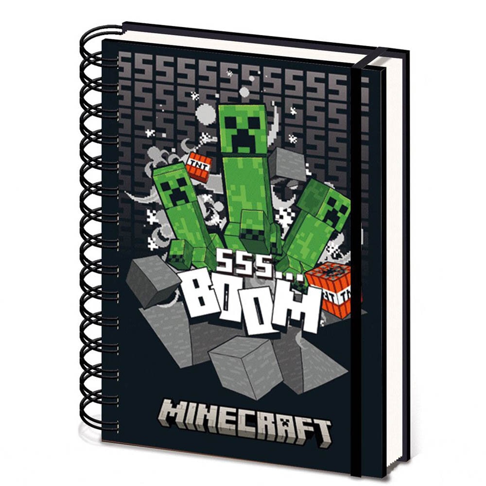 Minecraft 3D Notatbok A5