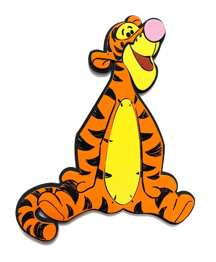 Ole Brumm Tigergutt 3D veggdekor