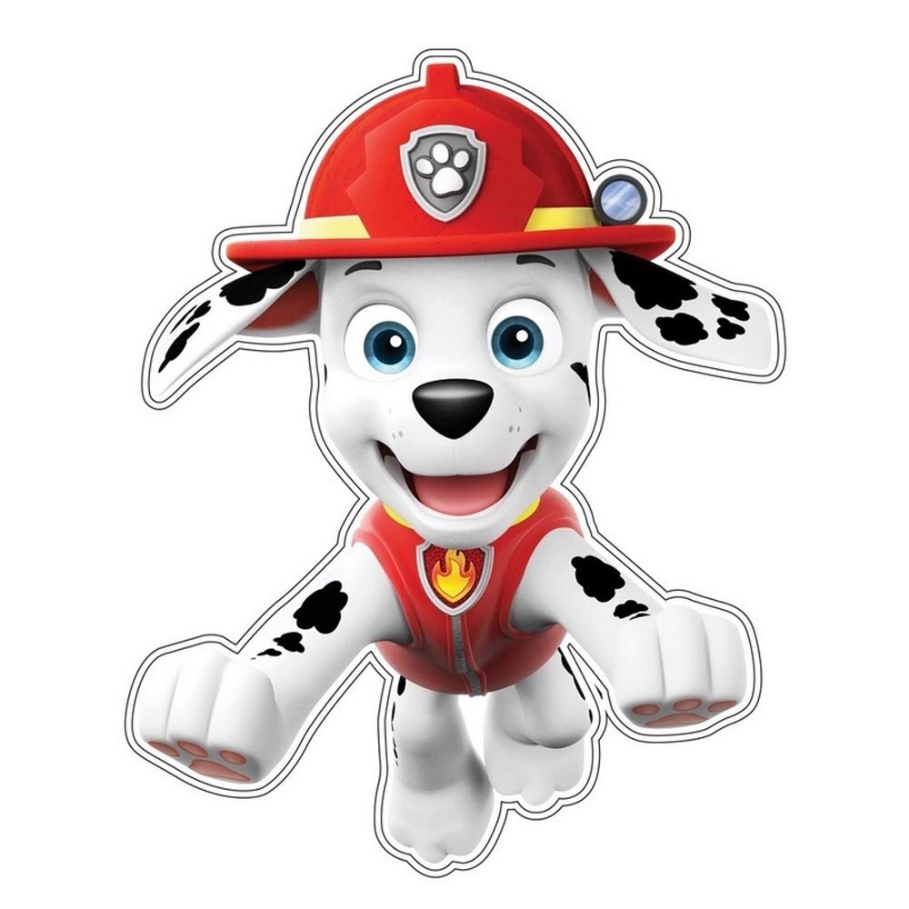 Paw Patrol 3D veggdekor - Marshall