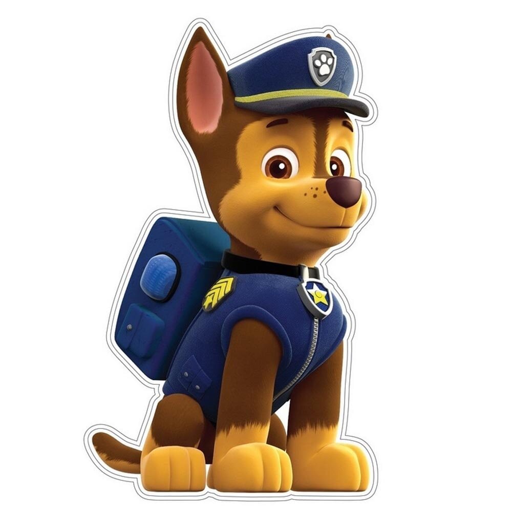Paw Patrol 3D veggdekor - Chase