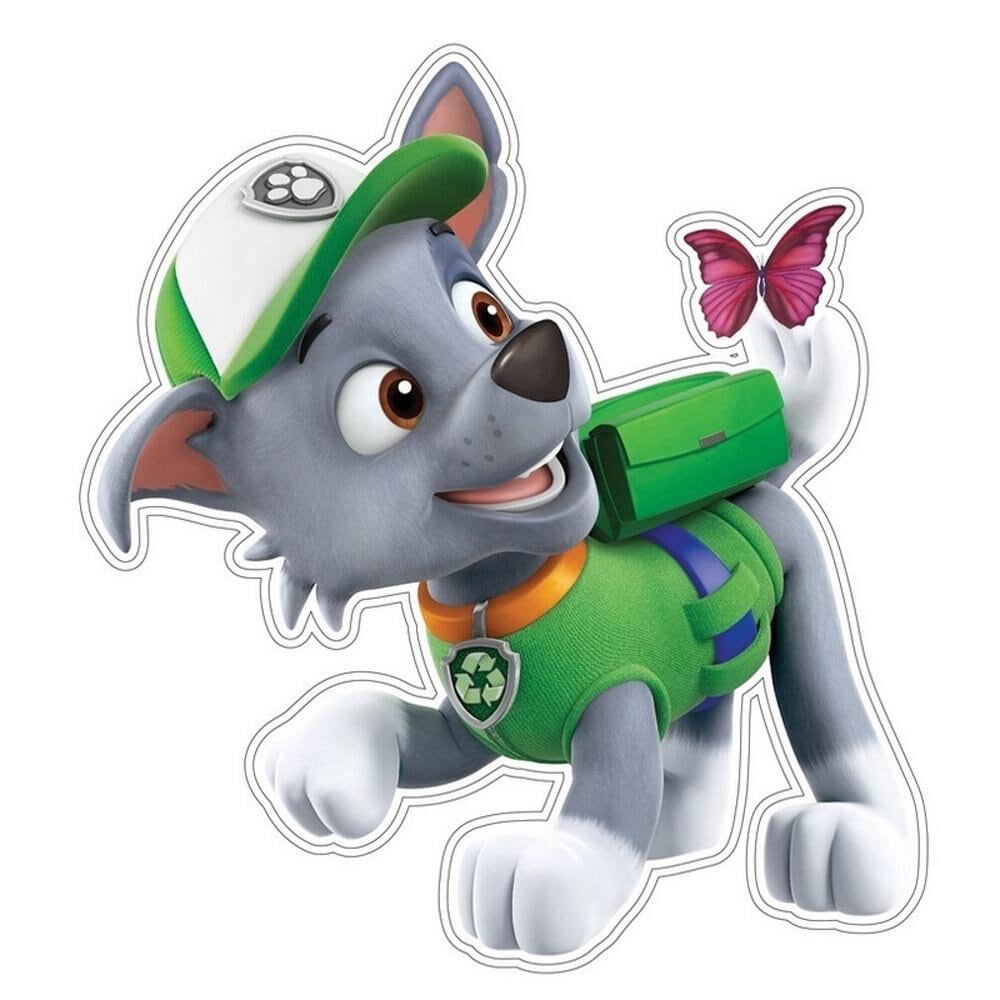 Paw Patrol 3D veggdekor - Rocky