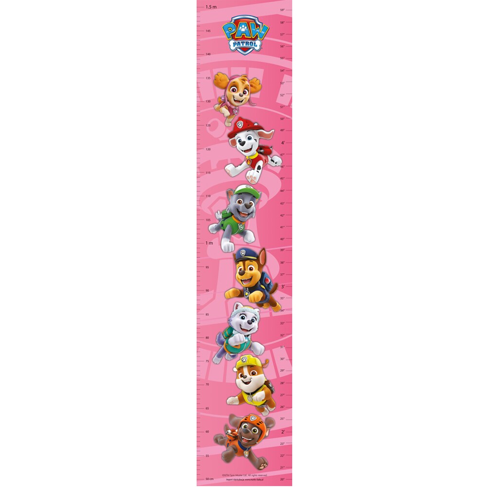 Paw Patrol Skye Høydemåler til Barnerommet