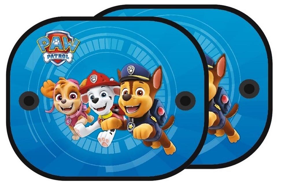 Paw Patrol solskjerm til bil 2-pk