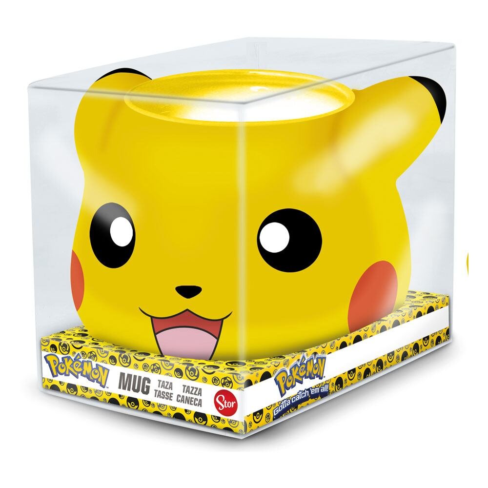 Pokémon Pikachu - 3D Porselenskrus 500 ml