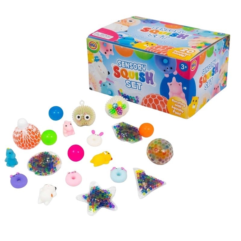 Squeeze og Squish leker 20 stk.