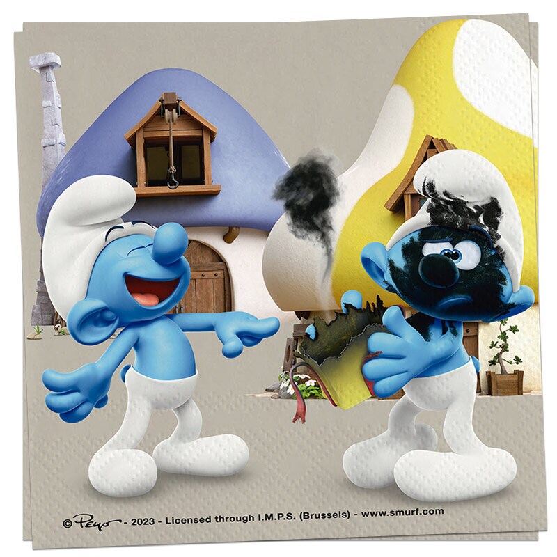 Smurfene - Servietter 20 stk.