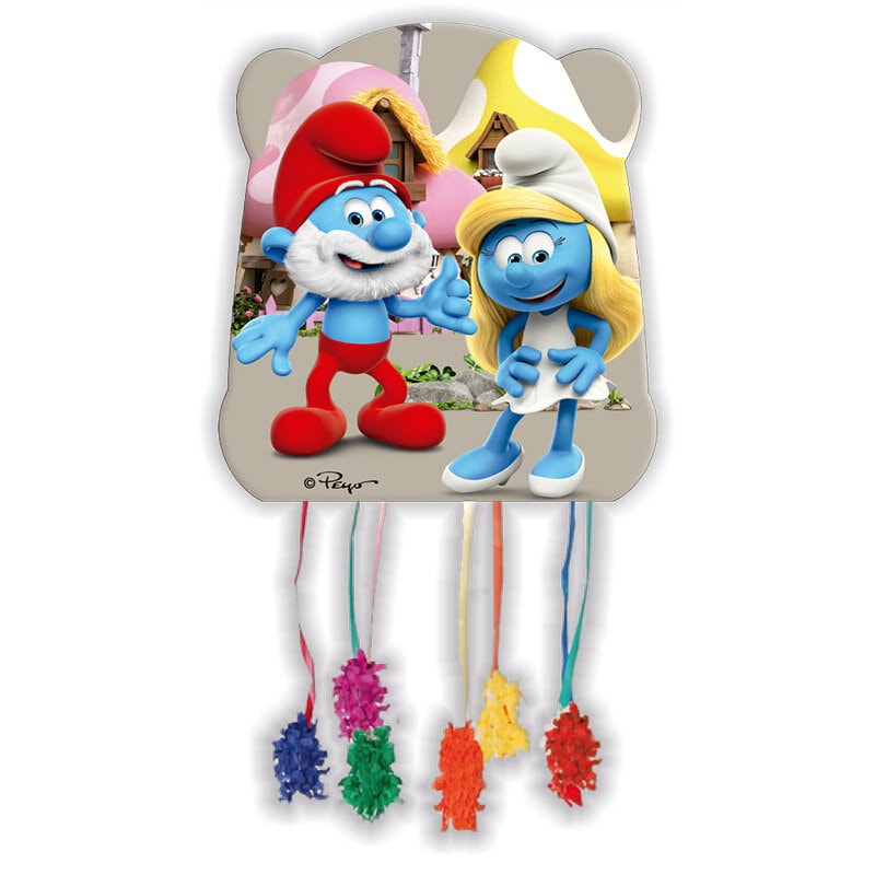 Smurfene - Piñata 33 x 28 cm