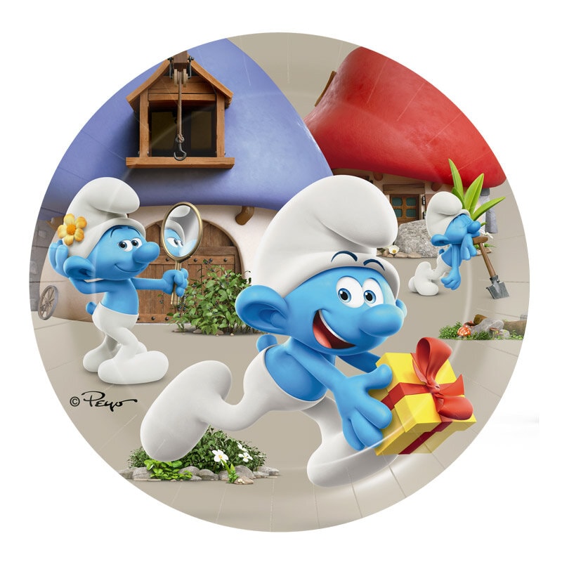 Smurfene - Asjetter 8 stk.