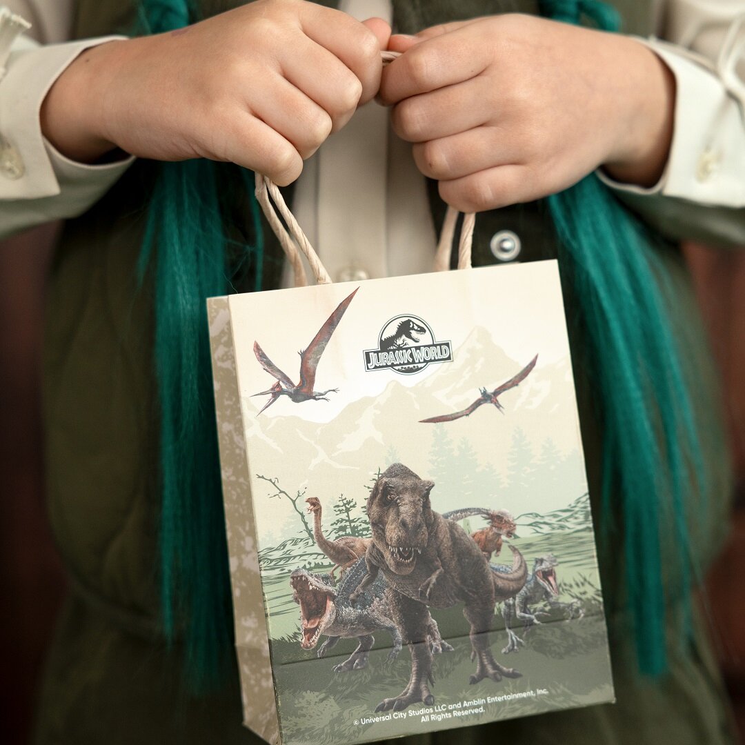 Jurassic World Godteposer av papir 6 stk.