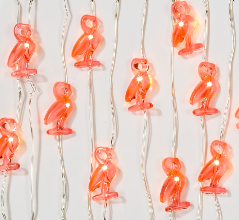 Mini Flamingo LED-lysslynge