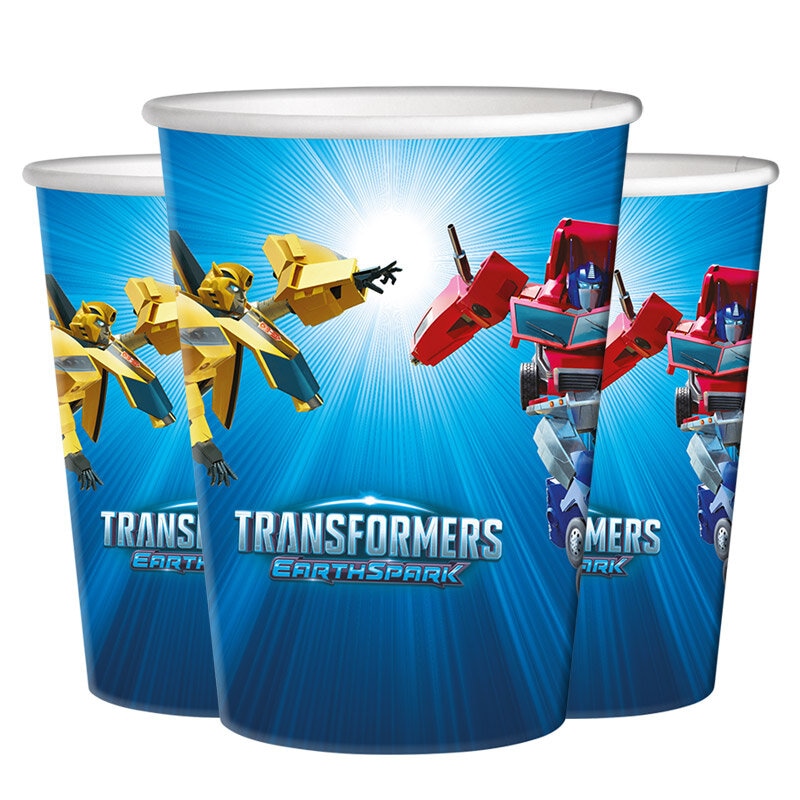 Transformers - Pappkopper 8 stk.