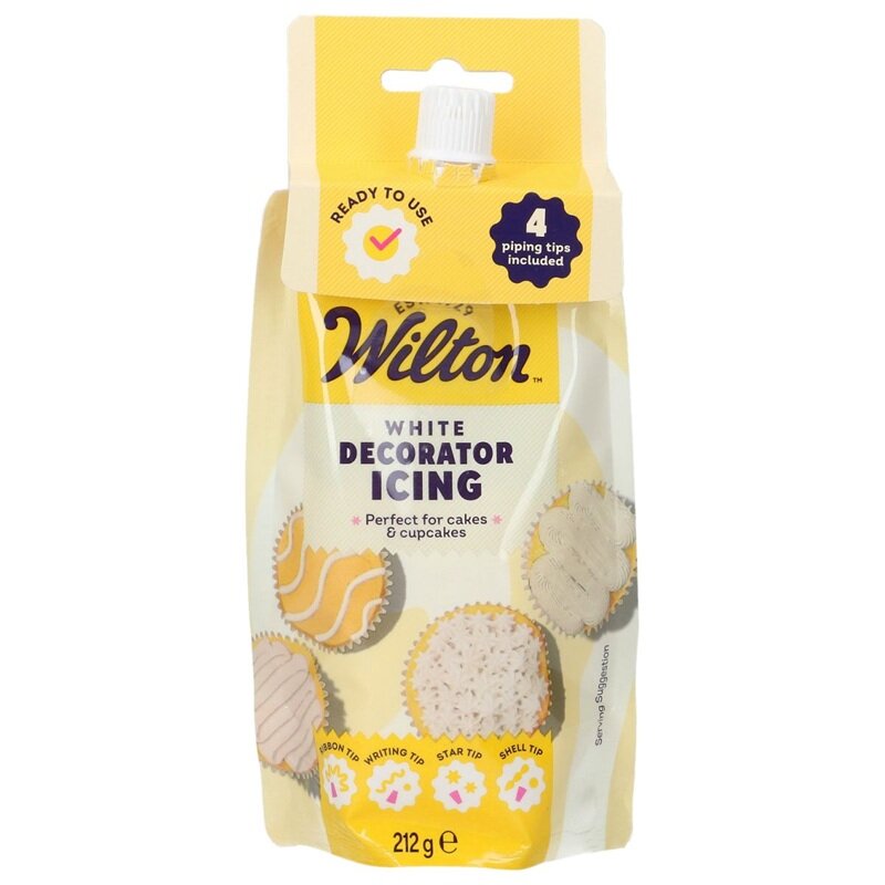 Wilton Hvit Glasur 212 gram