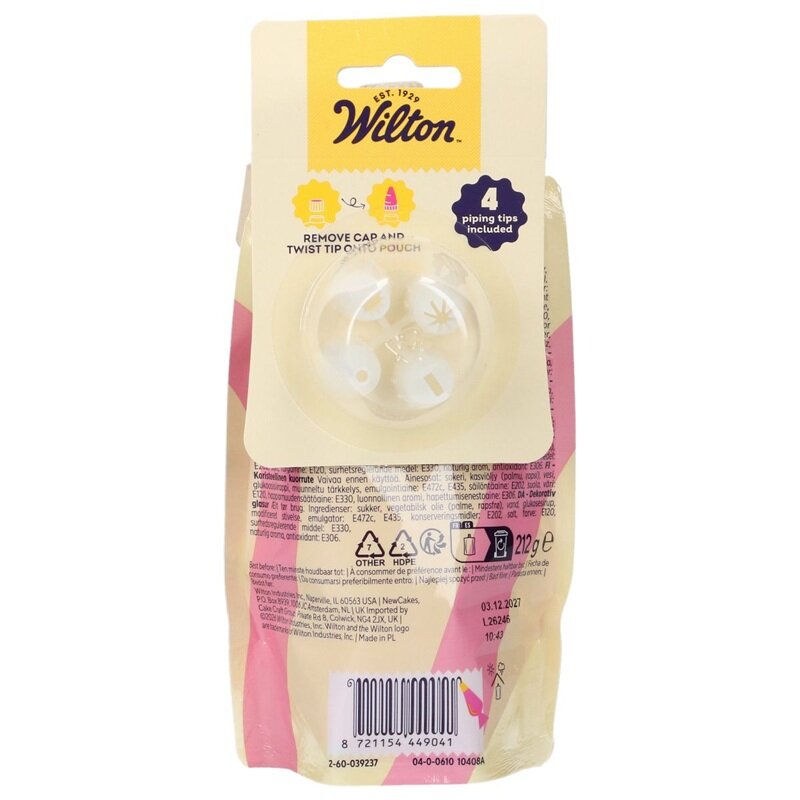 Wilton Rosa Glasur 212 gram