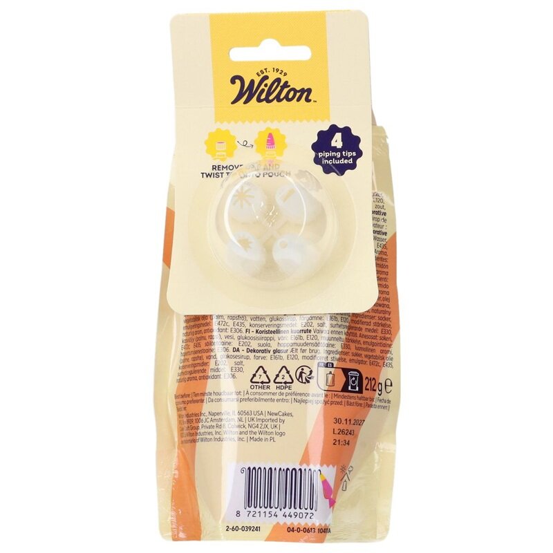 Wilton Orange Glasur 212 gram