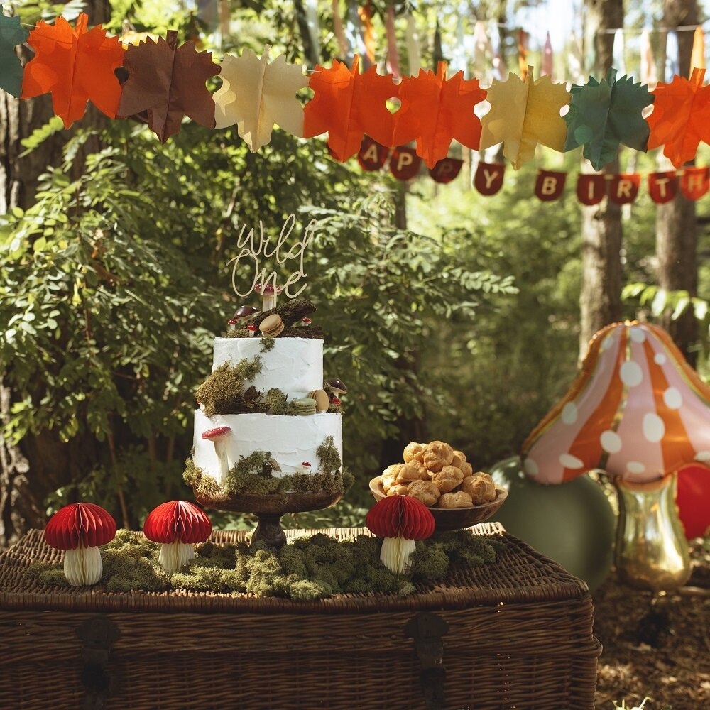 Honeycombdekorasjon Skogssopp 12,5 cm