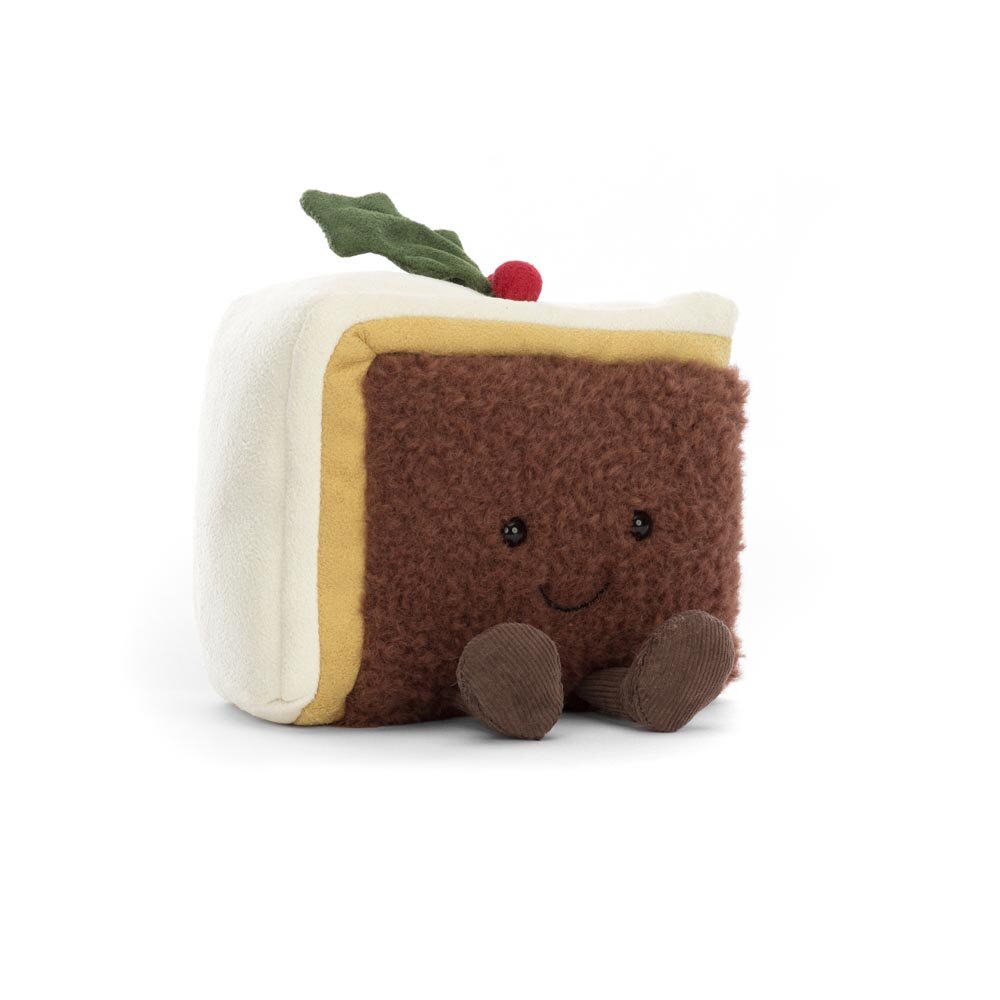 Jellycat - Et stykke julekake 12 cm