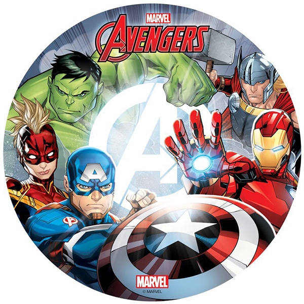 Kakebilde Avengers - Oblat 20 cm