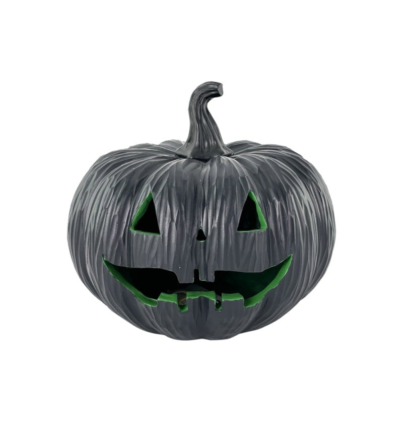 Dekorative gresskar med fløyelsmyk overflate 3 stk.