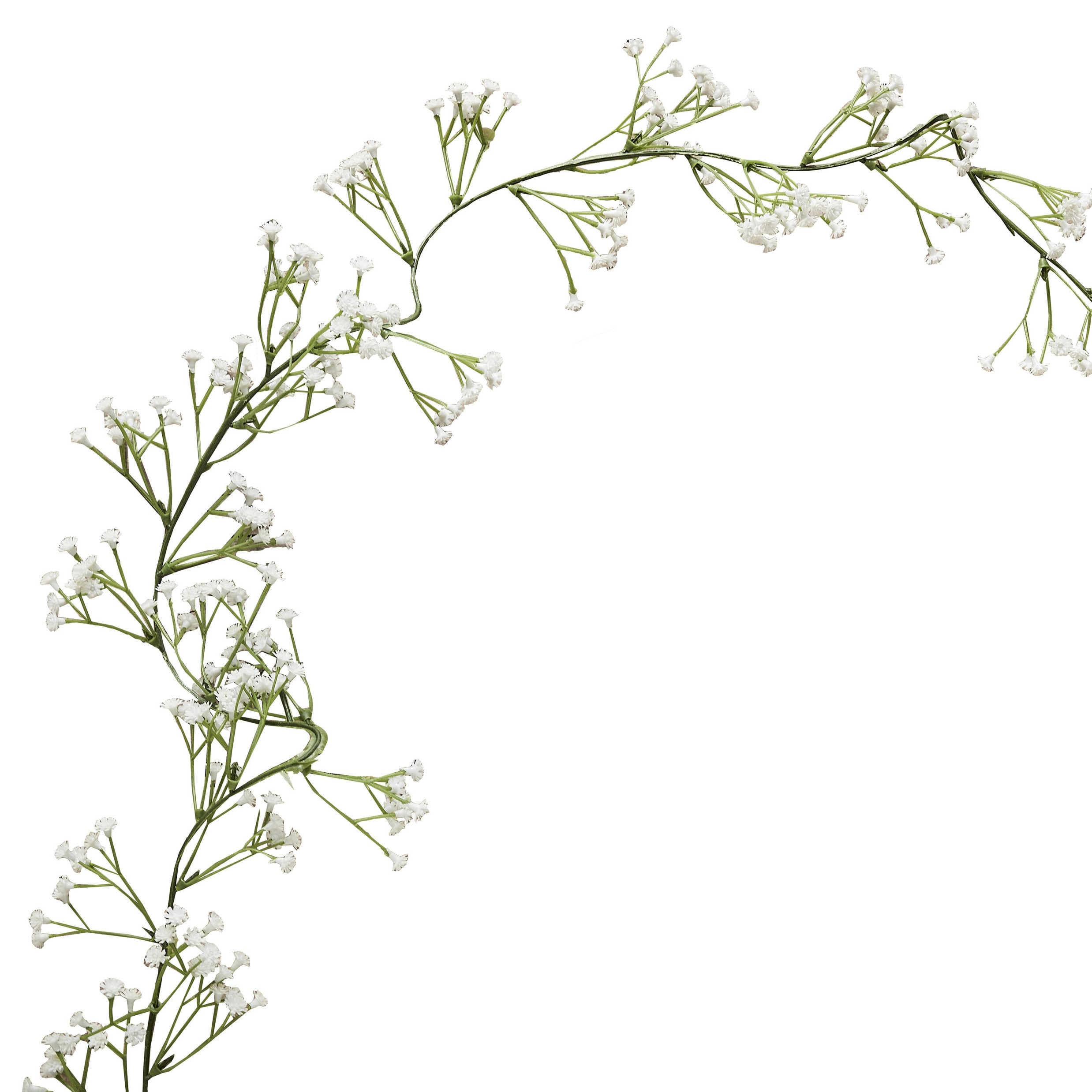 Blomsterkrans, Hvitt brudeslør 180 cm
