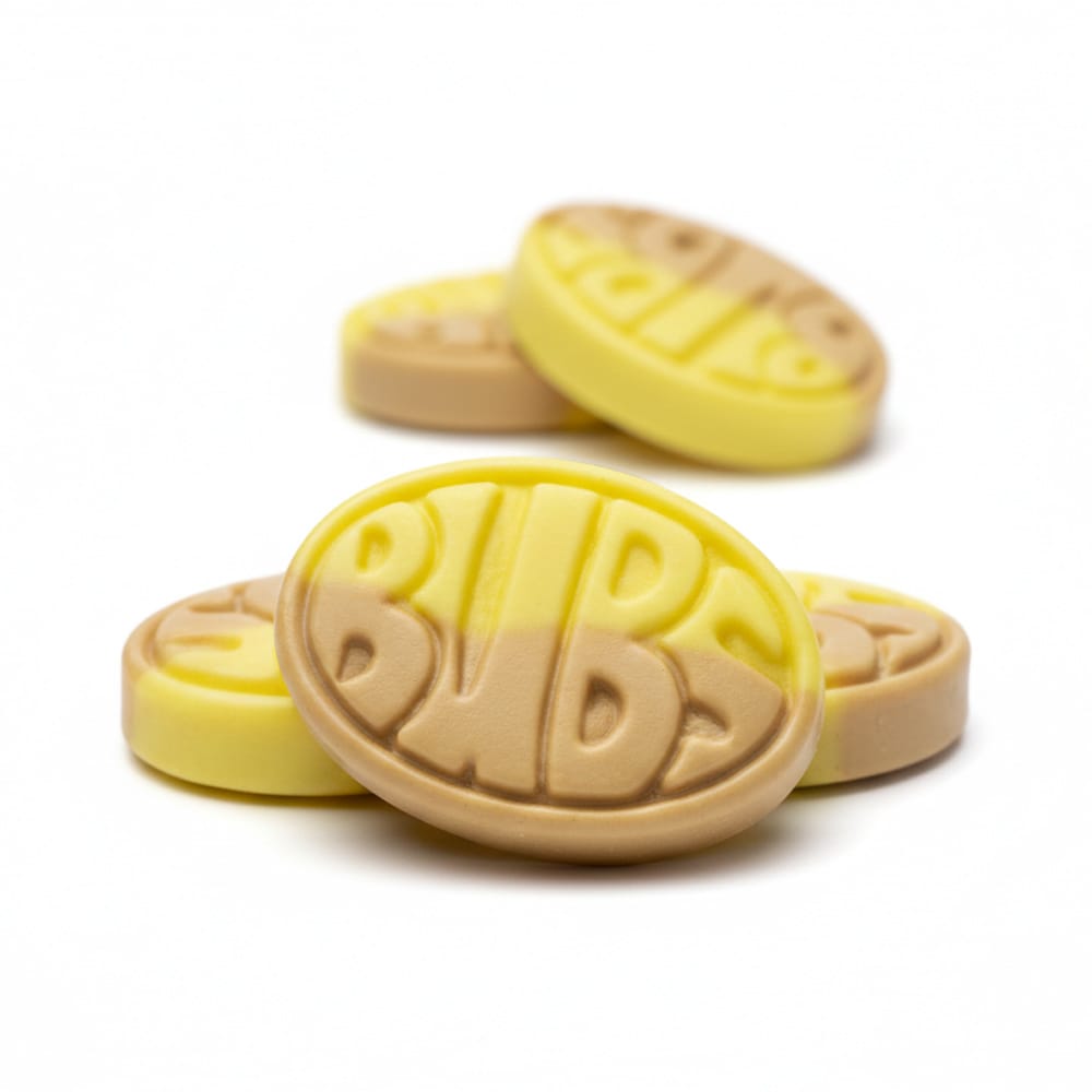 BUBS Banan/Toffee Skum Stor Pakke 1,4 kg