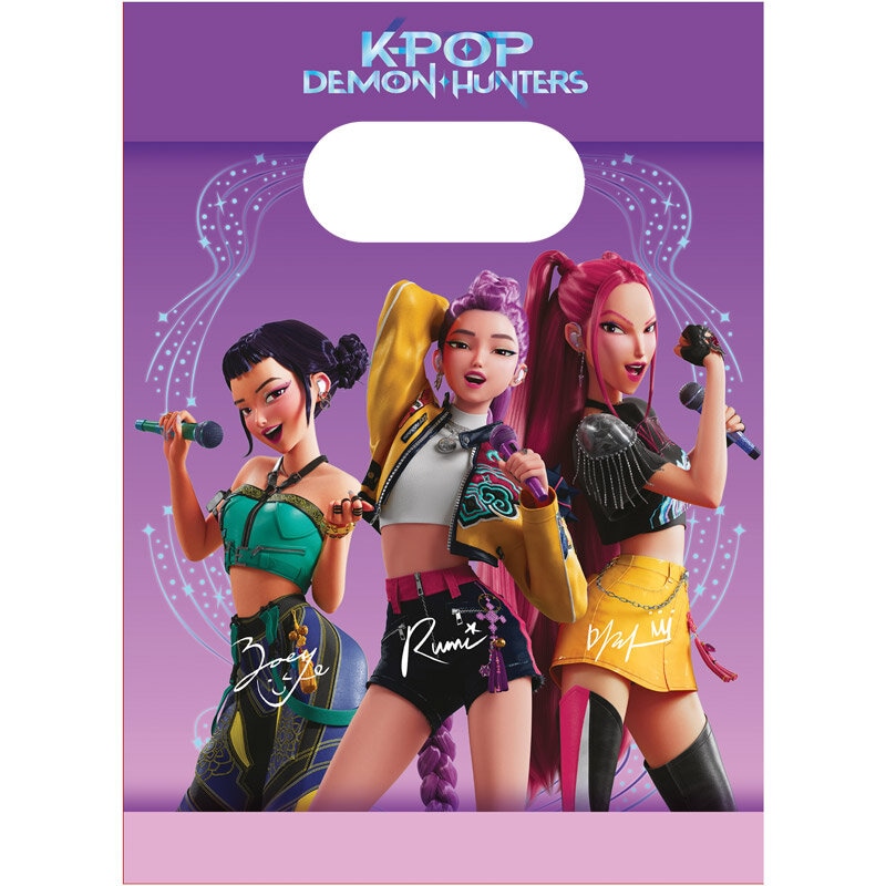 K-Pop Godteposer av papir 4 stk.