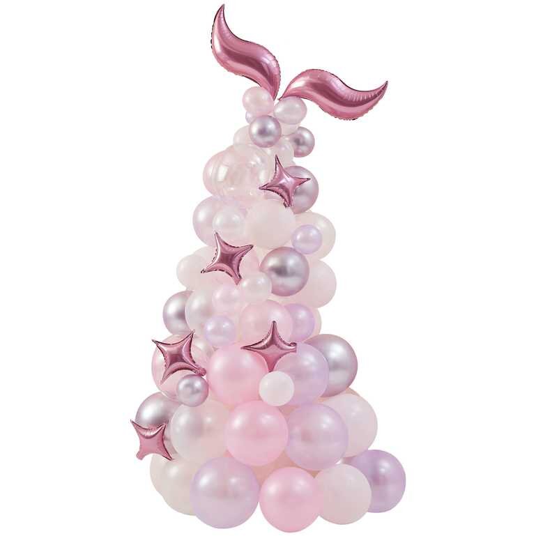 DIY Ballongsøyle - Mermaid Tail