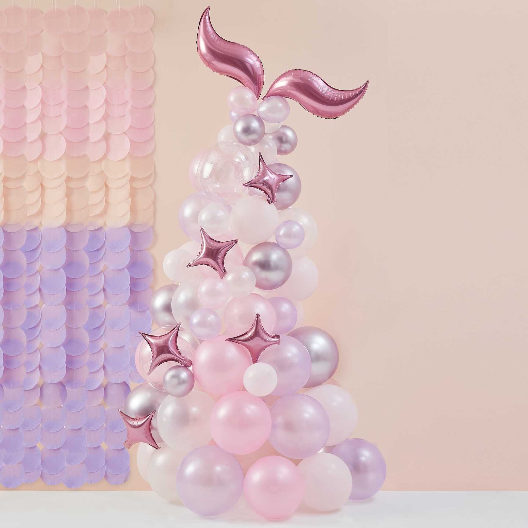 DIY Ballongsøyle - Mermaid Tail