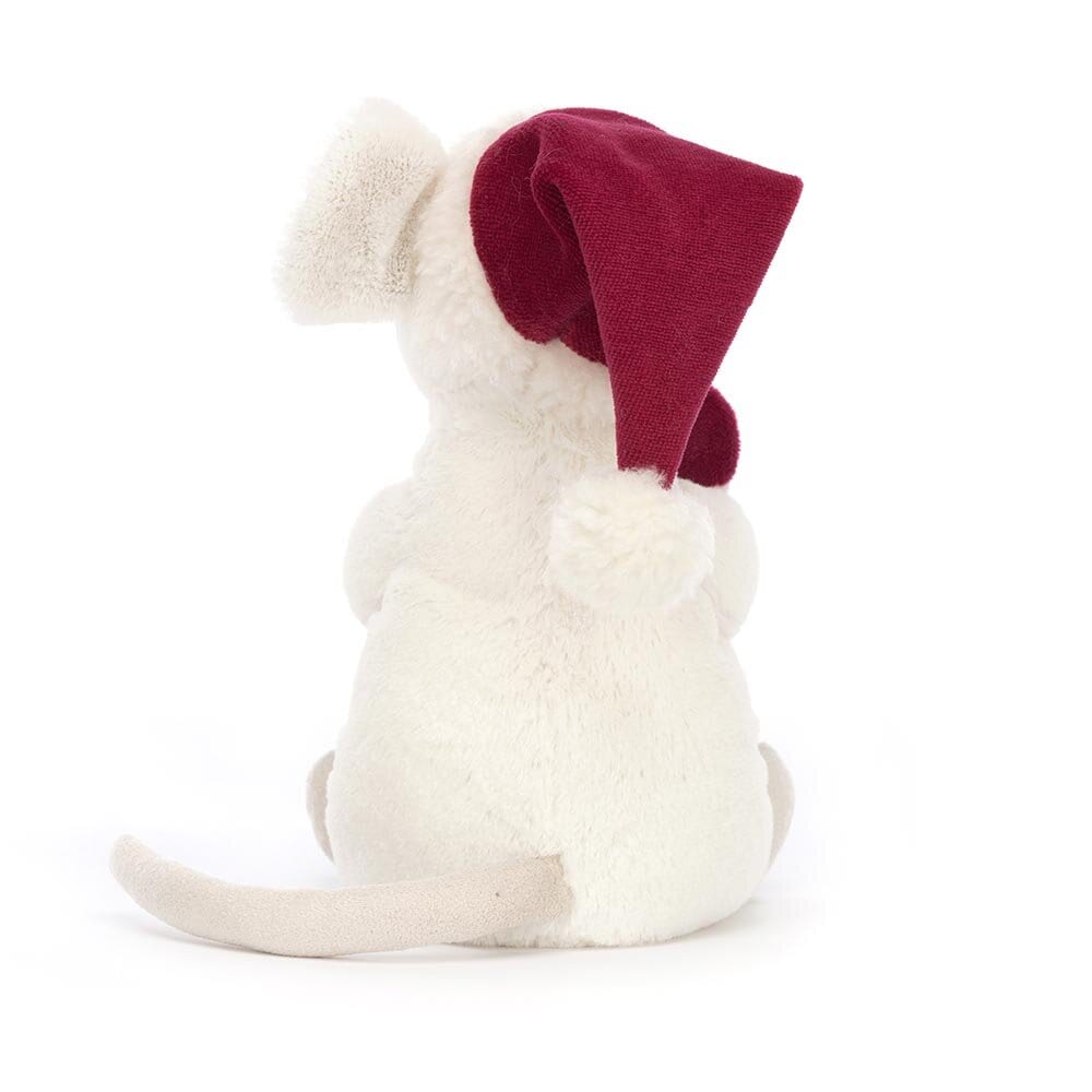 Jellycat - Merry Mouse med candycane 18 cm