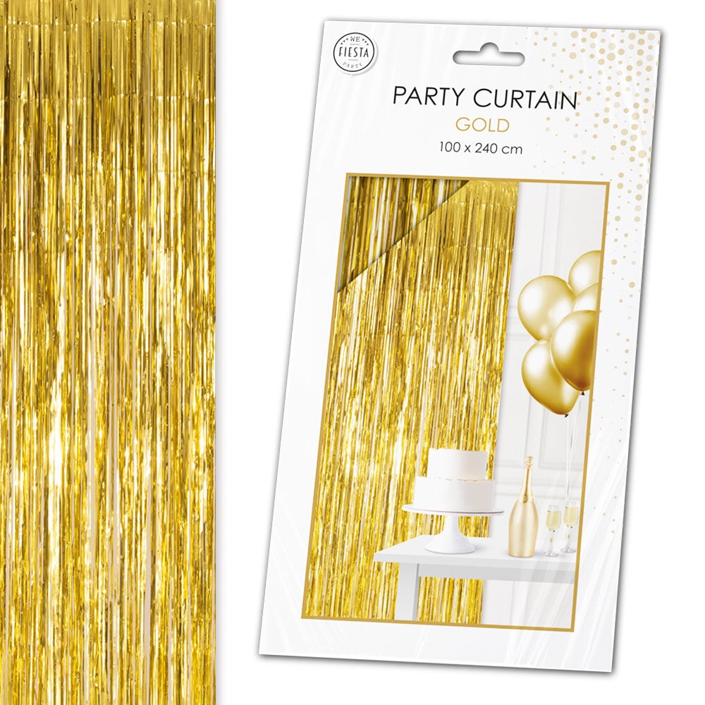 Backdrop Frynsegardin Gull 100 x 240 cm