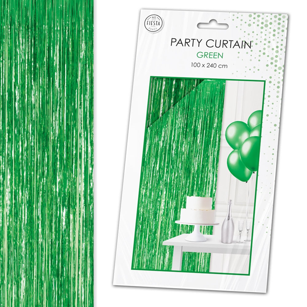 Backdrop Frynsegardin Grønt 100 x 240 cm