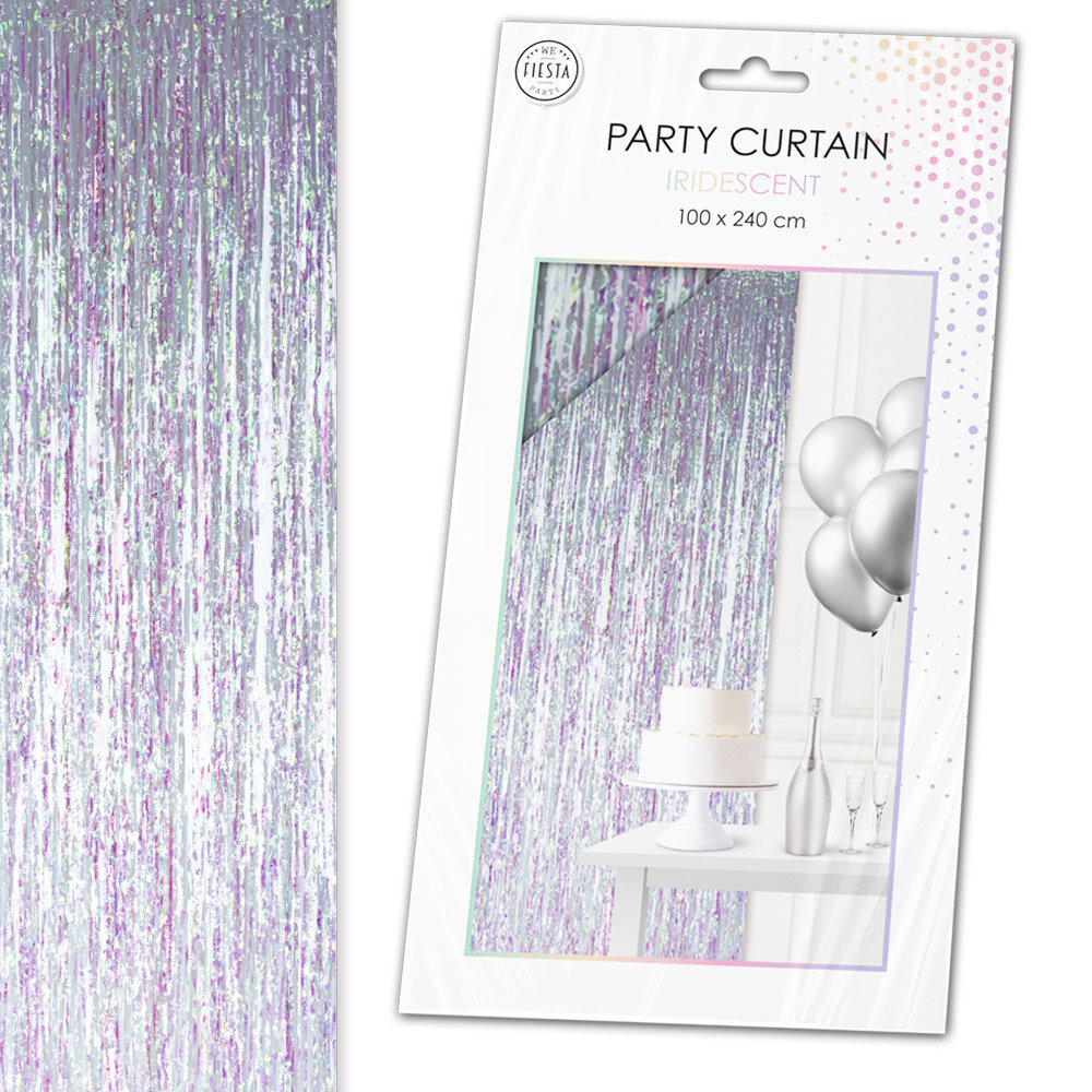Backdrop Frynsegardin Skimrende Perlemor 100 x 240 cm