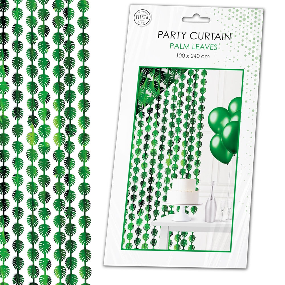 Backdrop Frynsegardin Palmblader 100 x 200 cm