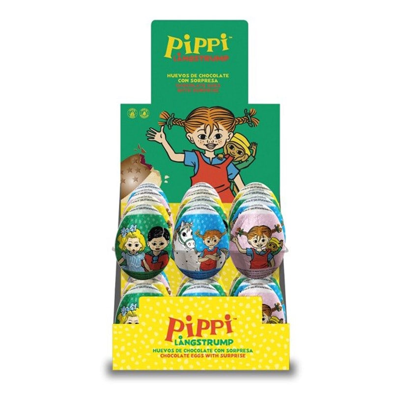 Pippi Langstrømpe Sjokoladegg med overraskelse