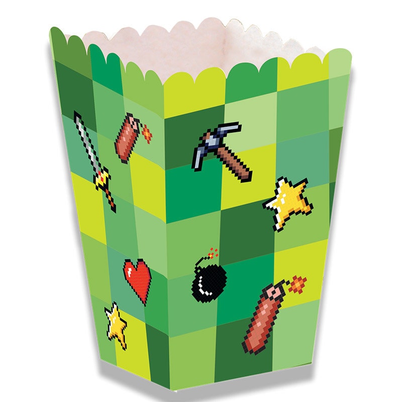 Pixel Popcornboks 12 x 5 cm