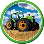 Traktor og bondegård