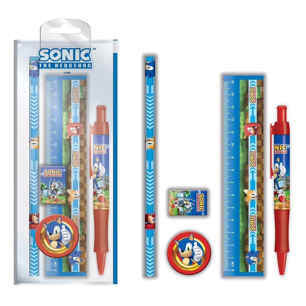 Sonic the Hedgehog - Skolesett 5 stk.